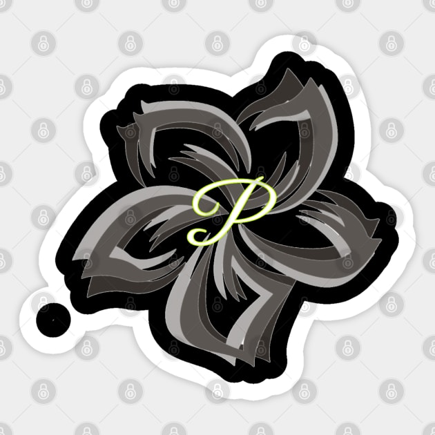 Letter P Sticker by junochaos